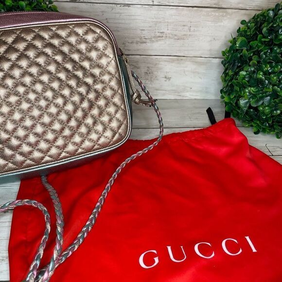 Gucci Metallic Trapuntata Bag - Picture 2 of 7